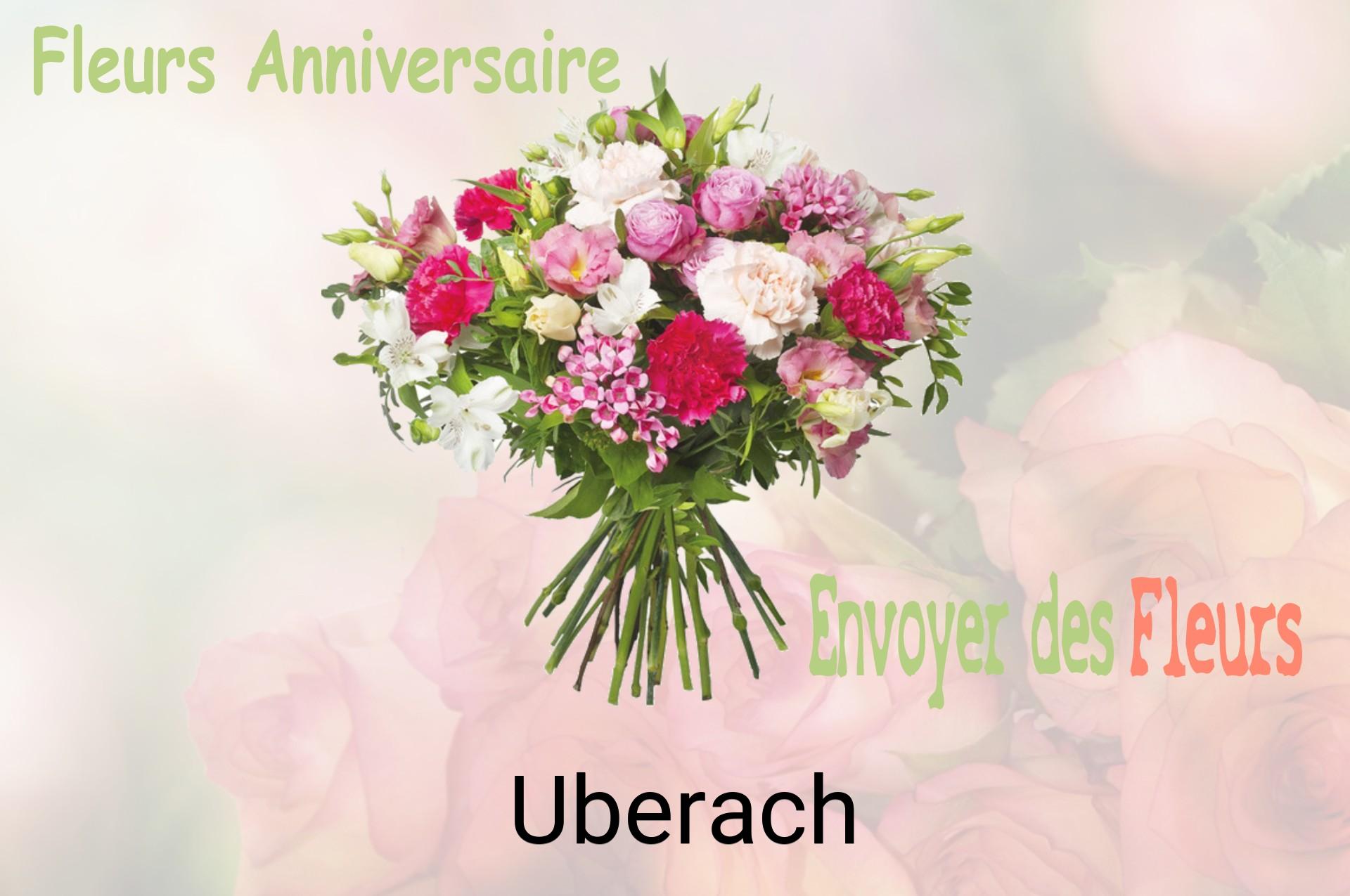 Bouquet de fleurs d’anniversaire livré à Uberach