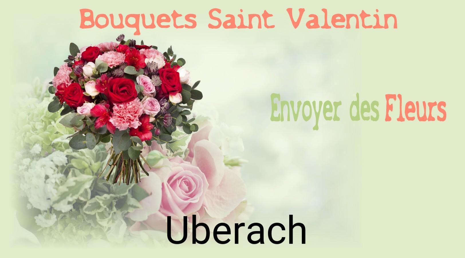 Roses de Saint-Valentin livrées à Uberach